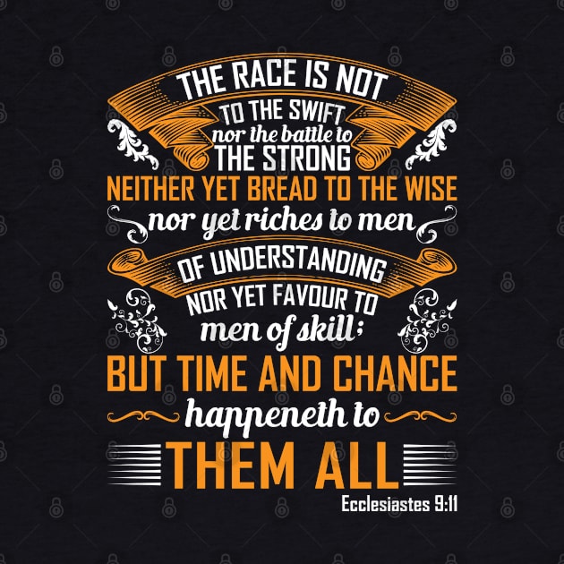 Ecclesiastes 9:11 by CalledandChosenApparel